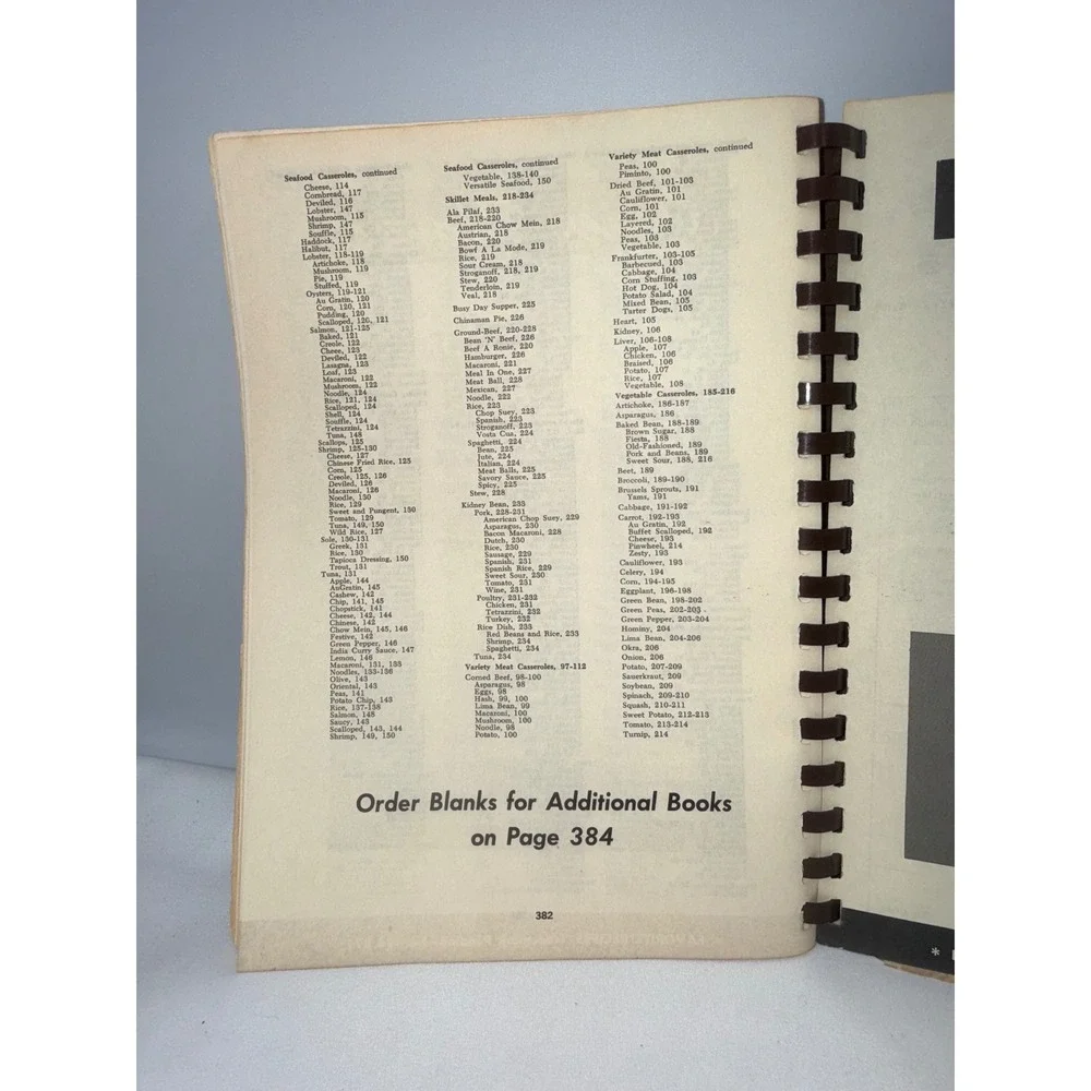 Favorite Recipes Home Economics Teachers Casseroles 1965 Book Multicolor Fair